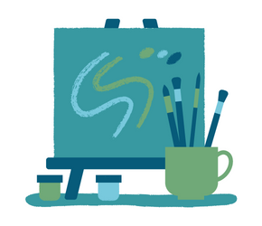 The Art Hour logo