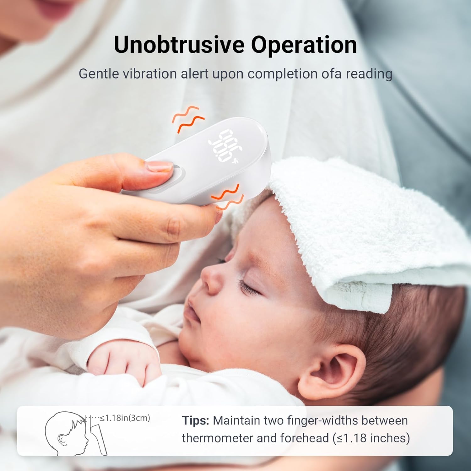 iHeal­th PT3 No-To­uch Infra­red Therm­omete­r - Imagen 3