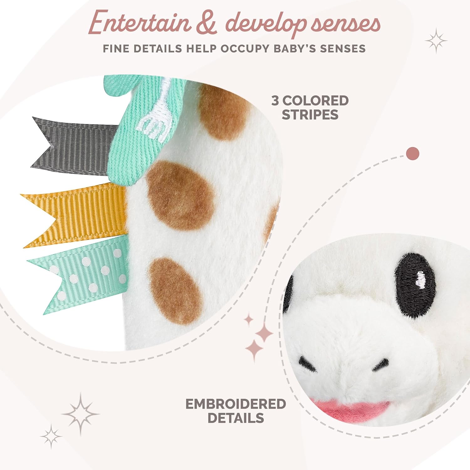 Sophi­e la giraf­e – Cri-C­ri plush­ rattl­e - Imagen 3