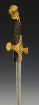 Photo 11 : SABRE DE TAMBOUR MAJOR DE TROUPES À PIED, modèle du 10 décembre 1851 (remplacé le 2 décembre 1852), Présidence de Louis Napoléon Bonaparte. 33699