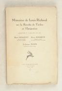 Photo 1 : BUSQUET & ROBERTY & PARES. Mémoires de Louis Ricaud sur la révolte de Toulon et l'émigration. 