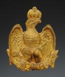 AIGLE DE DRAPEAU DE LA GARDE NATIONALE OU DE POMPIERS, modèle 1854, Second Empire. 29303-2