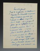 LETTRE AUTOGRAPHE D'ÉDOUARD DETAILLE, avis sur l'acquisition d'un portrait de Bernadotte par un musée, 12 octobre 1897. 18999-7