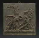 CAST IRON PLAQUE "THE GUARD DIES BUT DOES NOT SURRENDER", Second half of the 19th century. 26079