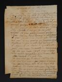Catalonia Army. AUTOGRAPH LETTER SIGNED LOUIS EVEQUE, 7th Light Infantry Regiment, 4th Battalion, Voltigeurs Company, TO HIS PARENTS residing in Ribiers (Hautes-Alpes), September 18, 1811. 18855-22.