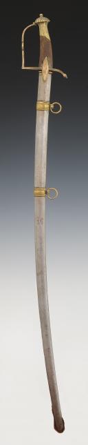 Photo 2 : SABRE D'OFFICIER DE CAVALERIE LÉGÈRE, Premier Empire - Restauration. 29524R