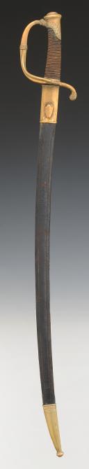 Photo 2 : SABRE D'OFFICIER D'INFANTERIE « DONNÉ PAR LE ROI » modèle 1821, par Manceaux, Restauration. 30208
