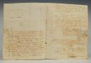 Photo 3 : ILLUSTRATED LETTER FROM JAQUES CHAUVET, soldier in the Legion of Gard, 1st Battalion, 2nd Company, addressed to his father in St Laurent d'Aigouze (Gard), on June 17, 1820. 18880-2