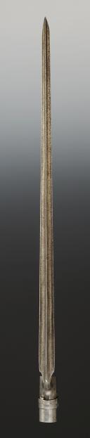Photo 4 : BAÏONNETTE À DOUILLE DE MOUSQUETON D'ARTILLERIE, modèle an IX, Premier Empire. 33508