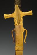 Photo 5 : SABRE DE TAMBOUR MAJOR DE TROUPES À PIED, modèle du 10 décembre 1851 (remplacé le 2 décembre 1852), Présidence de Louis Napoléon Bonaparte. 33699