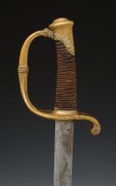 Photo 6 : SABRE D'OFFICIER D'INFANTERIE « DONNÉ PAR LE ROI » modèle 1821, par Manceaux, Restauration. 30208