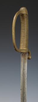 Photo 6 : SABRE DE SOUS-OFFICIER DE MARINE, DIT « BRIQUET » modèle An IX, Premier Empire. 28820