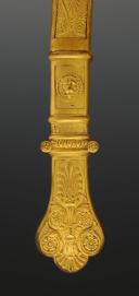 Photo 7 : SABRE DE TAMBOUR MAJOR DE TROUPES À PIED, modèle du 10 décembre 1851 (remplacé le 2 décembre 1852), Présidence de Louis Napoléon Bonaparte. 33699