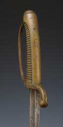 Photo 8 : SABRE DE SOUS-OFFICIER DE MARINE, DIT « BRIQUET » modèle An IX, Premier Empire. 28820