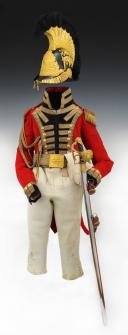 Photo 9 : FULL DRESS BREECHES BELONGING TO ACHILLE FERDINAND DE LA CROIX DE BEAUREPOS, GENDARME OF THE KING'S HOUSE, Restoration (1814-1816). 30018