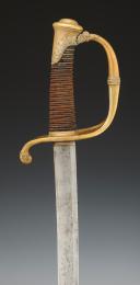 Photo 9 : SABRE D'OFFICIER D'INFANTERIE « DONNÉ PAR LE ROI » modèle 1821, par Manceaux, Restauration. 30208