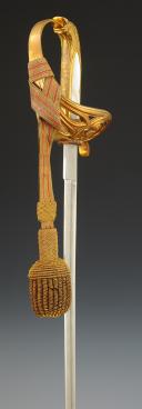 Photo 9 : DANISH NAVY OFFICER'S SABER, model 1849, Late 19th - Early 20th century. 32657