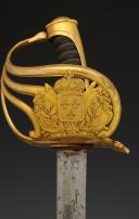 Photo 14 : SABRE DES GARDES DU CORPS DU ROI, modèle 1814, Restauration. 33677