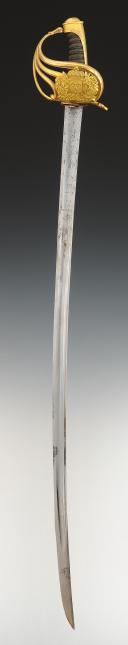 Photo 15 : SABRE DES GARDES DU CORPS DU ROI, modèle 1814, Restauration. 33677