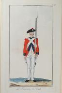 Nicolas Hoffmann, Régiment d'Infanterie (Walsh), au règlement de 1786.