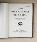 Photo 2 : GRUSS. Petit dictionnaire de marine.