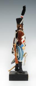 Photo 2 : MARCEL RIFFET - OFFICIER DE HUSSARD PREMIER EMPIRE : figurine habillée, XXème siècle. 26429