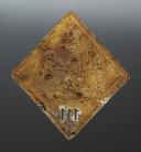 Photo 2 : REPRODUCTION OF A SHAKO PLATE FROM THE 111th LINE INFANTRY REGIMENT, model 1806, First Empire.. 29307