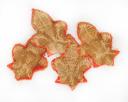 Photo 2 : QUATRE FLEURS DE LYS POUR ORNEMENT DE RETROUSSIS D'UNIFORME, Restauration. 26214