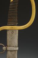 Photo 2 : MOUNTED ARTILLERY TROOP SABER, model 1829, Second Empire. 32230