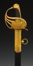 Photo 2 : SABRE DES GARDES DU CORPS DU ROI, modèle 1814, Restauration. 33677
