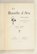 Photo 3 : CLERC. La bataille d'Aix. Études critiques sur le campagne de Caius Marius en Provence.