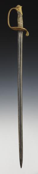 Photo 3 : INFANTRY OFFICER'S SABER, 1845 model modified Third Republic. 28223