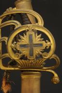 Photo 3 : SABRE AND DRAGOON OF THE 1st COMPANY OF THE KING'S MILITARY HOUSE (Grey Musketeer), 1814 model, Restoration period. 32704