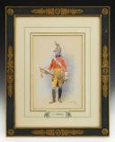 Photo 3 : LALAUZE ALPHONSE - TROMPETTE DE DRAGONS PREMIER EMPIRE : Aquarelle originale, XXème siècle. 33568