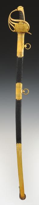 Photo 3 : SABRE DES GARDES DU CORPS DU ROI, modèle 1814, Restauration. 33677