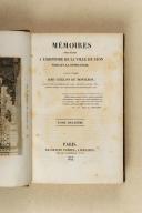 Photo 3 : Abbé Guillon de Montléon – Mémoires pour servir à l’histoire de la Ville de Lyon pendant la Révolution 