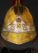 Photo 4 : CASQUE ET CUIRASSE D'OFFICIER DE CARABINIERS, modèle 1810, Premier Empire. 33671-33610(3616)