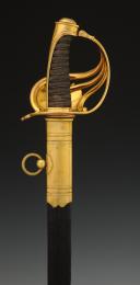 Photo 4 : SABRE DES GARDES DU CORPS DU ROI, modèle 1814, Restauration. 33677