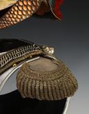 Photo 5 : CASQUE ET CUIRASSE D'OFFICIER DE CARABINIERS, modèle 1810, Premier Empire. 33671-33610(3616)