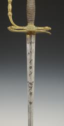 Photo 5 : OFFICER'S STAFF SWORD, model of the 1st Vendemiaire Year XII (September 24, 1803), First Empire. 29288