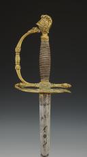 Photo 6 : OFFICER'S STAFF SWORD, model of the 1st Vendemiaire Year XII (September 24, 1803), First Empire. 29288