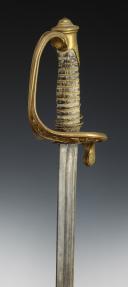 Photo 7 : INFANTRY OFFICER'S SABER, 1845 model modified Third Republic. 28223