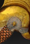 Photo 8 : CASQUE ET CUIRASSE D'OFFICIER DE CARABINIERS, modèle 1810, Premier Empire. 33671-33610(3616)