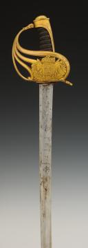 Photo 8 : SABRE DES GARDES DU CORPS DU ROI, modèle 1814, Restauration. 33677