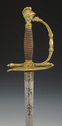 Photo 9 : OFFICER'S STAFF SWORD, model of the 1st Vendemiaire Year XII (September 24, 1803), First Empire. 29288
