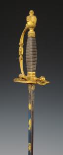 Photo 10 : SWORD OF THE SECOND COMPANY OF THE KING'S MILITARY HOUSE MOUSQUETAIRES (Black Musketeers), model 1814, Restoration period. 30044