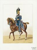 1824. Garde Royale. Train d'Artillerie. Sous-Lieutenant.