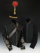 CAPTAIN UNIFORM OF THE 11TH CHASSEURS À CHEVAL REGIMENT, model 1854, Second Empire. 28653