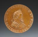 BRONZE COMMEMORATIVE MEDAL OF KING HENRY IV AND HIS SECOND WIFE MARIE DE MEDICIS, 1604, Strike dating from the Third Republic. 26071