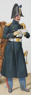 Photo 2 : 1822. Dragons. Officier en petite tenue (2e Régiment - du Doubs).